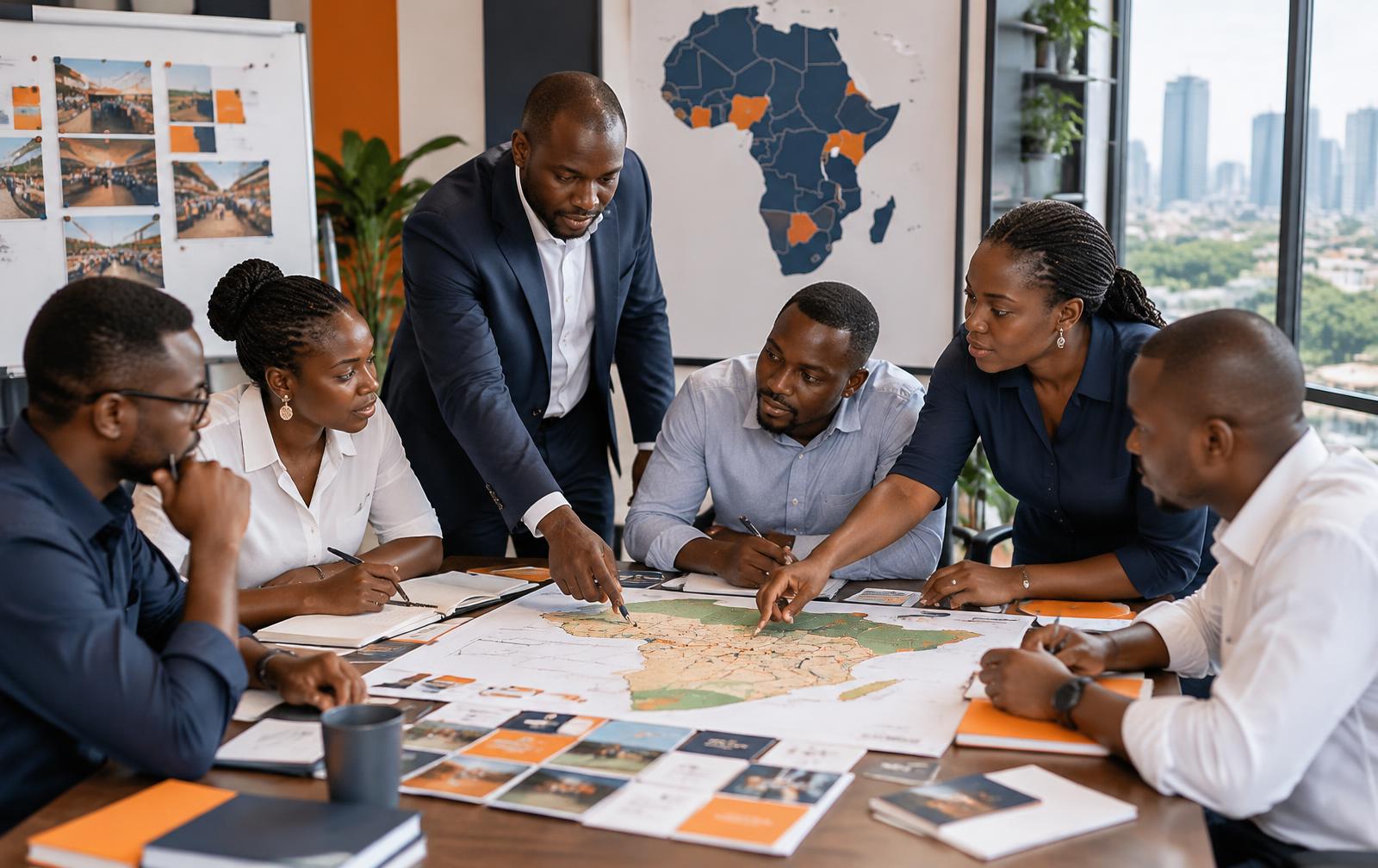 African commercial team building market and territory plans